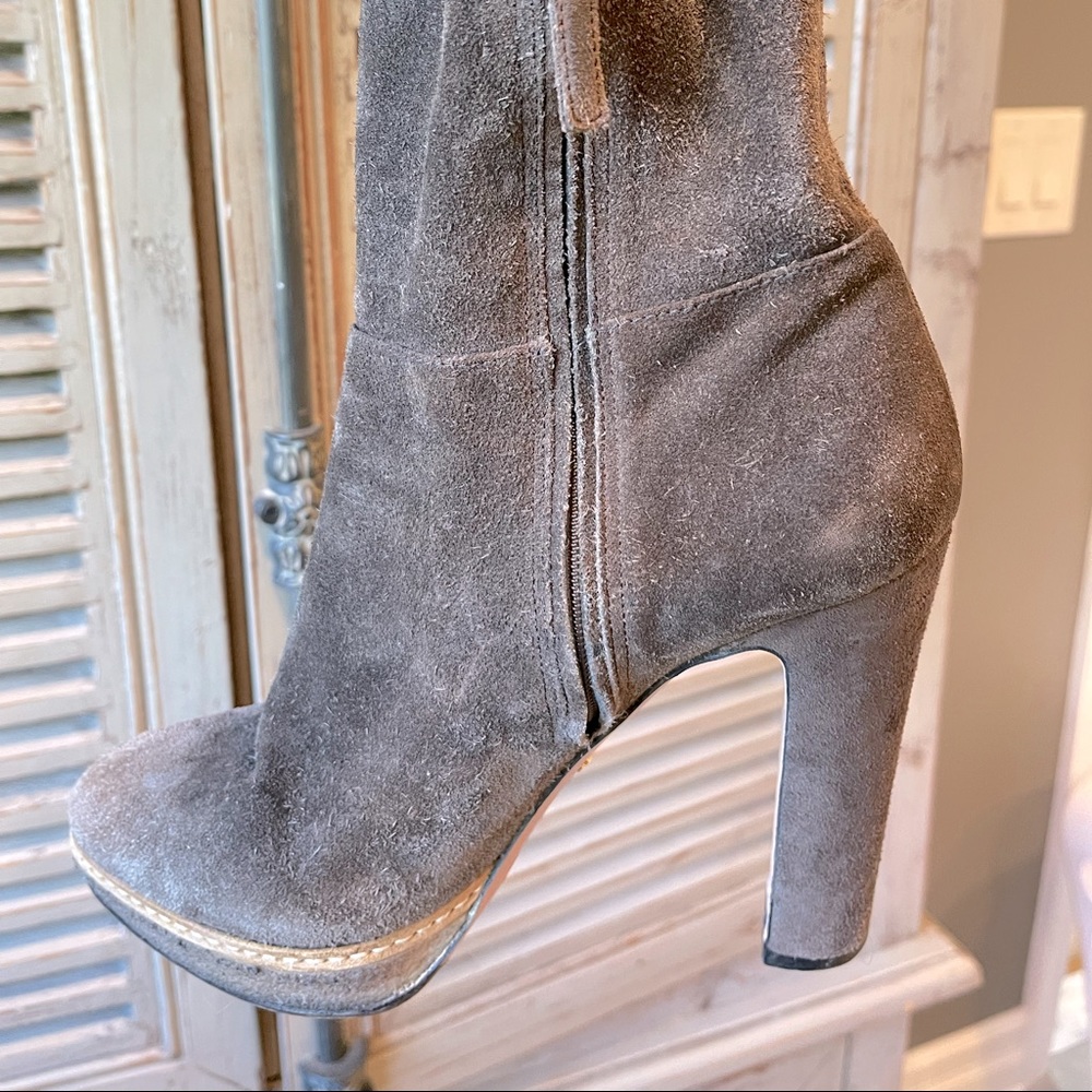 Prada Grey Suede Boots size 37 - Picture 5 of 5